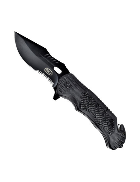 Faca de resgate com abertura...