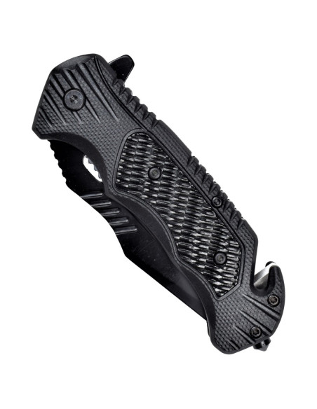 Faca de resgate com abertura...