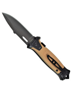 Cabo marrom assistido por faca de campo (total 23 cm.) 2