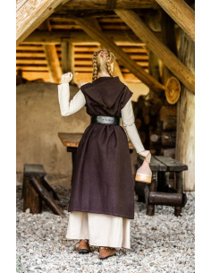 Vestido ajustável modelo Gerlin, cor marrom 2