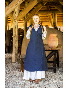 Vestido ajustável modelo Gerlin, cor azul