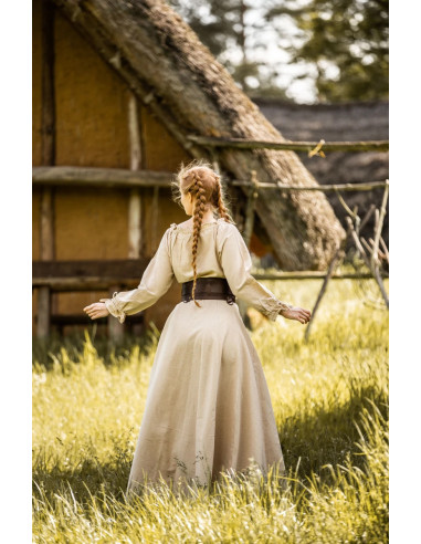 Vestido medieval mulher longo modelo Matilde