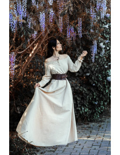 Vestido medieval mulher longo modelo Matilde