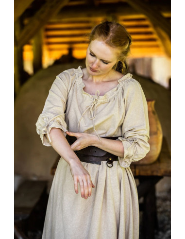 Vestido medieval mulher longo modelo Matilde