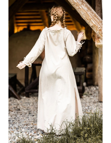 Vestido medieval mulher longo modelo Matilde