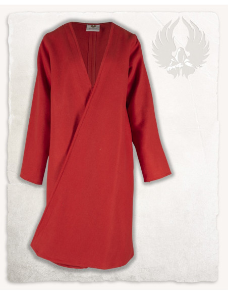 Túnica cruzada medieval de lã...