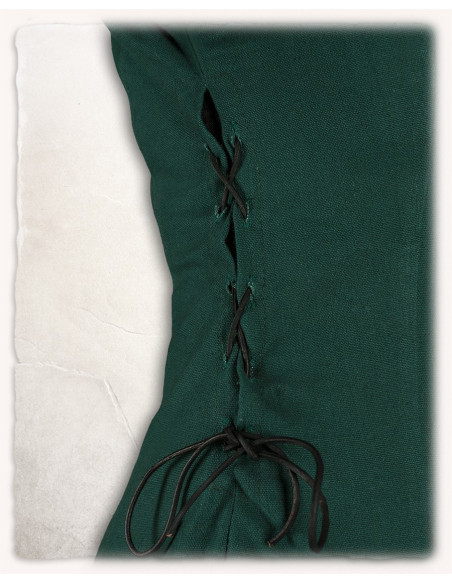 Vestido medieval em algodão premium...