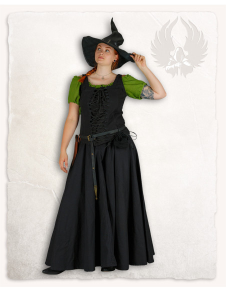 Saia medieval em algodão modelo...