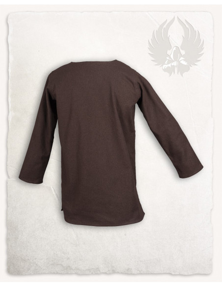 Túnica Viking modelo Tronde, cor marrom