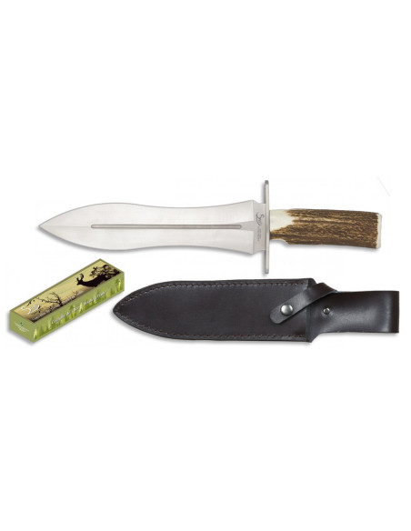 Faca de leilões de caça, cabo de...