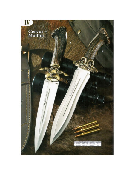 Cervus faca cabo chifre de veado