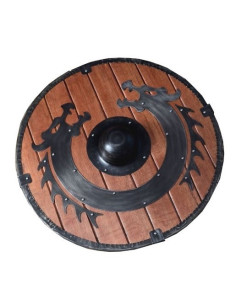 Escudo do Dragão Viking em madeira (60 cm.)