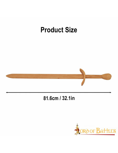 Espada medieval de madeira para...