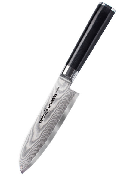 Faca da série Santoku Samura Damascus, lâmina 150 mm.