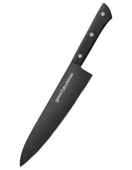 Faca modelo Samura Shadow Chef, lâmina 208mm.