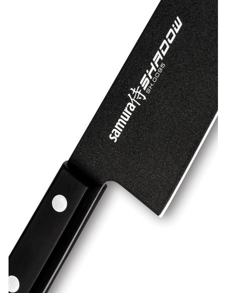 Faca Santoku Samura modelo Shadow,...