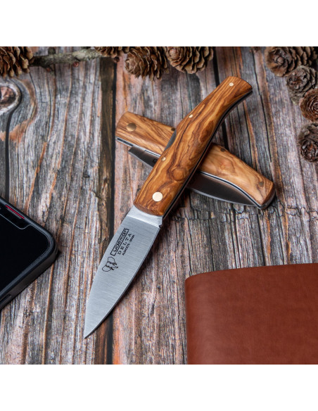 Faca de caça Delta, cabo oliva...