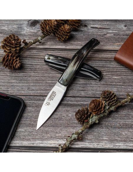 Faca de caça Cudeman, cabo chifre de...