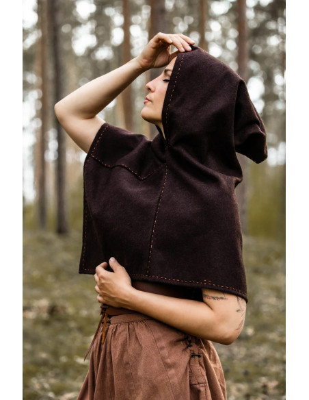 Viking Gugel modelo Halfdan, cor marrom