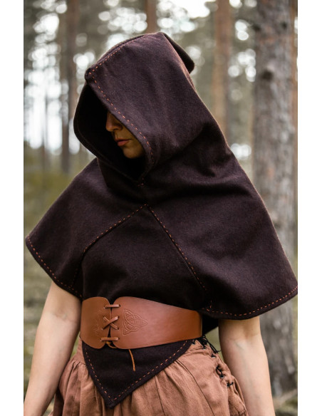 Viking Gugel modelo Halfdan, cor marrom