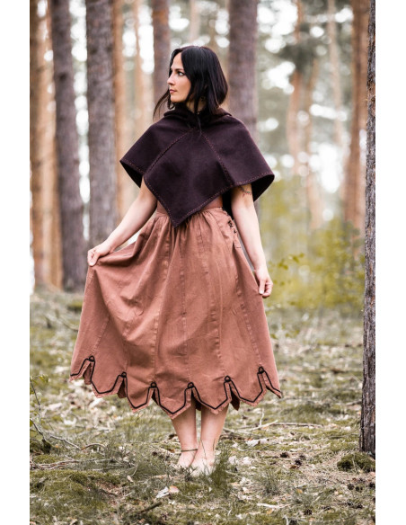 Viking Gugel modelo Halfdan, cor marrom