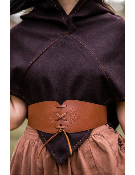 Viking Gugel modelo Halfdan, cor marrom