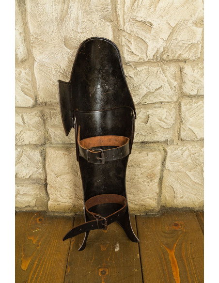 Grevas de aço medievais modelo Vigor