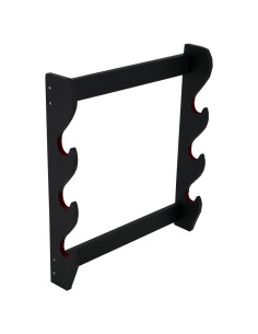Suporte de parede para 3 katanas