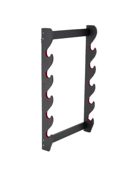 Suporte de parede para 5 katanas