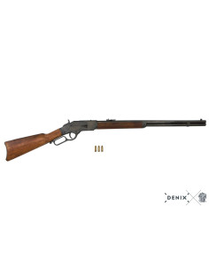 Rifle USA 1873, com mecanismo de extração de bala...