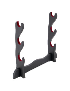 Suporte de mesa para 3 katanas