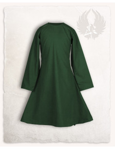 Vestido medieval para menina modelo Lisbeth, verde
