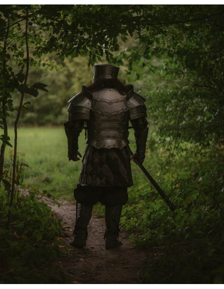 Peitoral e placa traseira góticos,...