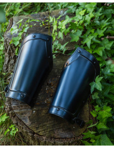 Pulseiras medievais de metal modelo Georg, acabamento escuro