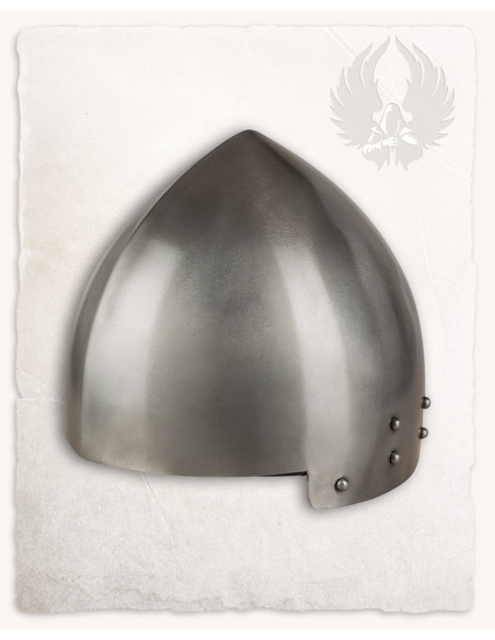 Capacete medieval tipo Cervelliere S....