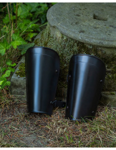 Pulseiras medievais de metal modelo Lucas, acabamento escuro