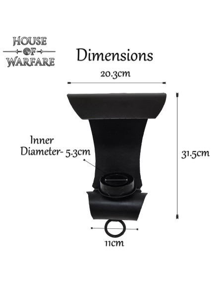 Arandela medieval aparafusada para 1...