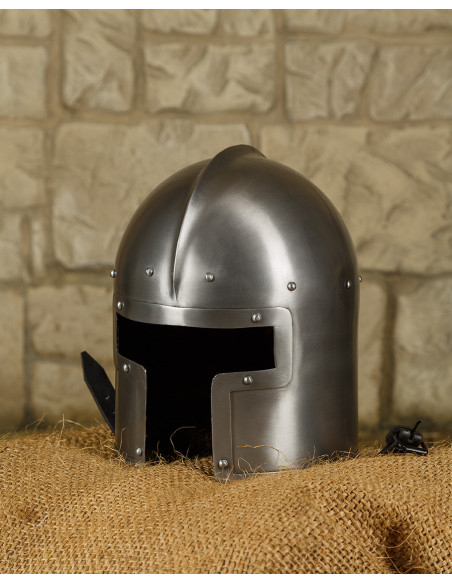Manolo modelo metal medieval barbute