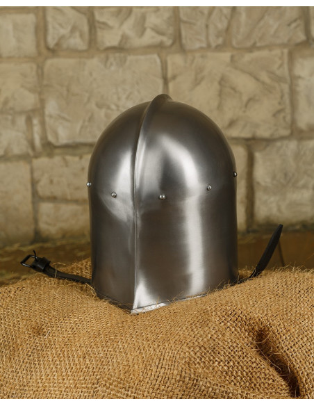 Manolo modelo metal medieval barbute