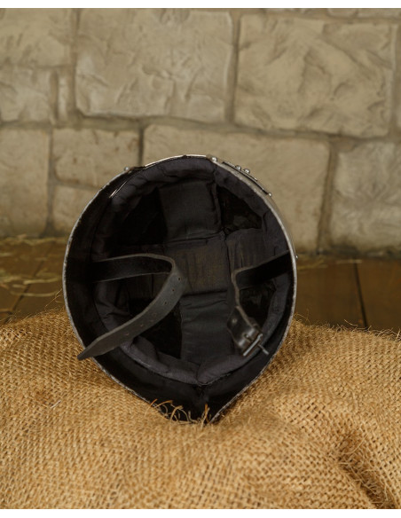 Manolo modelo metal medieval barbute