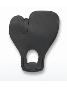 Pequena aba de dedo duplo para arco