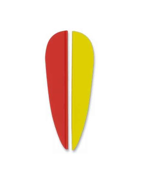 Pluma plástica para flecha 2,5...