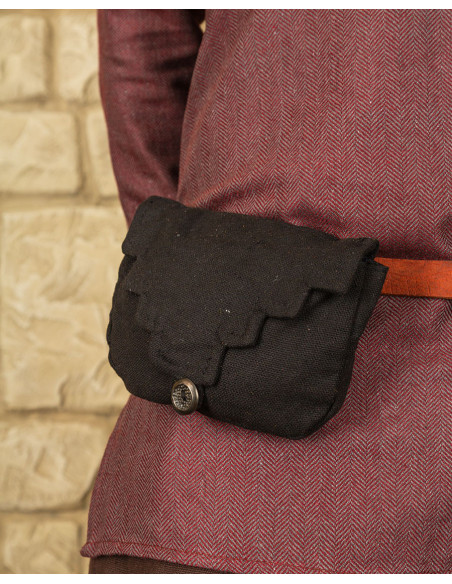 Bolsa de cintura medieval em algodão...