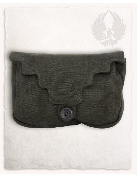 Bolsa de cintura de algodão verde...