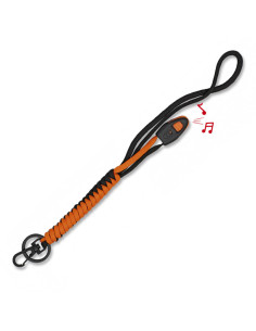 Chaveiro com Paracord de 2 metros. com apito, várias cores.