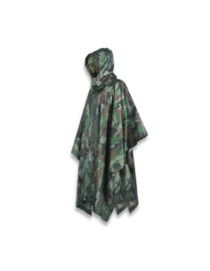 Poncho impermeável militar, cor camuflagem