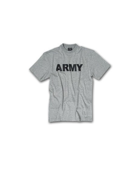 camiseta militar ARMY cinza