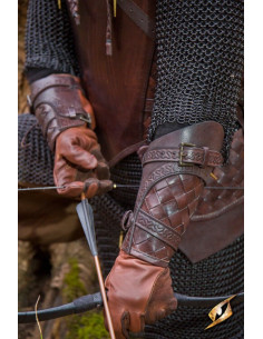 Conjunto de braçadeiras de couro Ranger Epic Armory