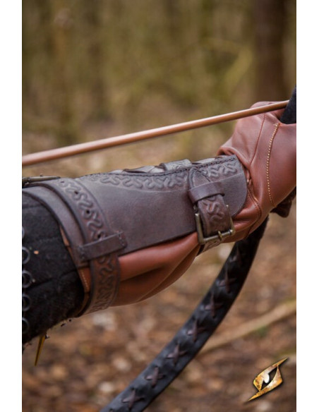 Conjunto de braçadeiras de couro...