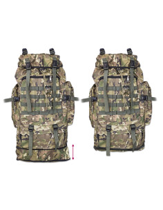 Mochila Tática Barbaric Camo, 60 L